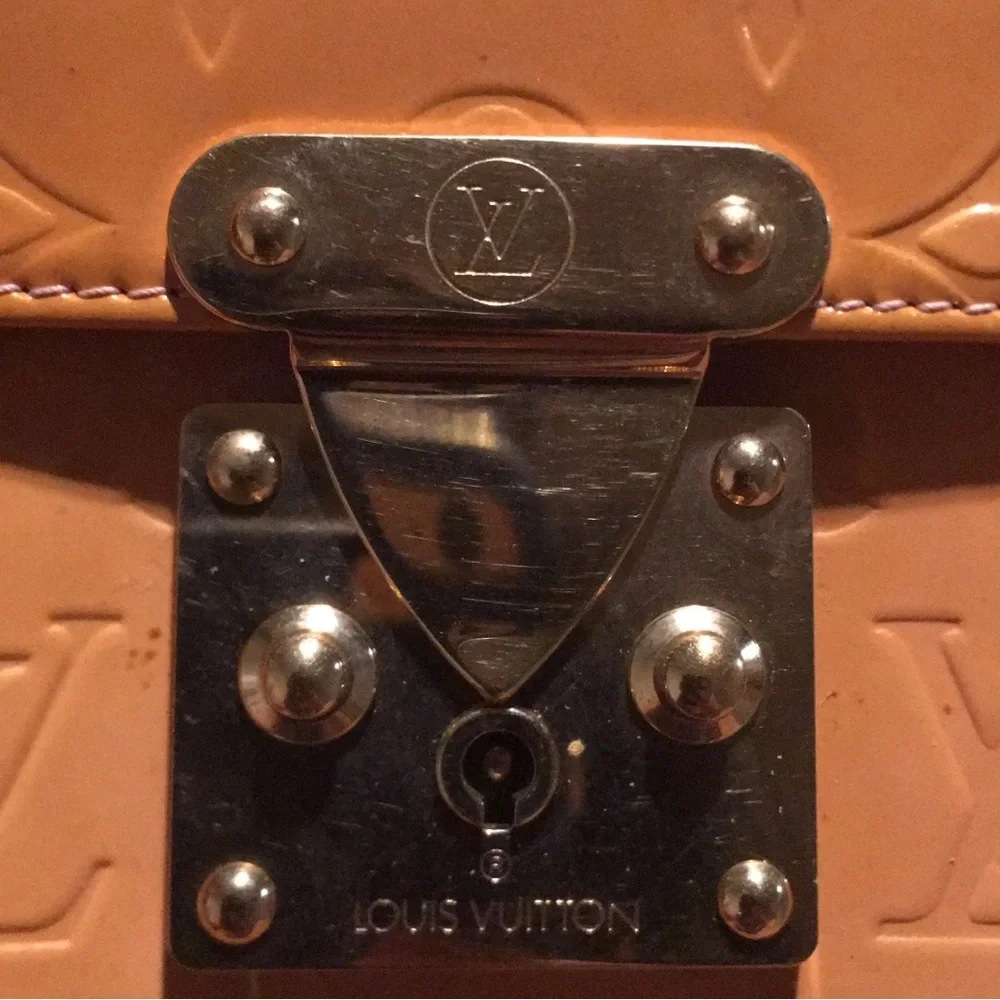 Louis Vuitton Gold Patent Leather Satchel - Picture 4 of 4